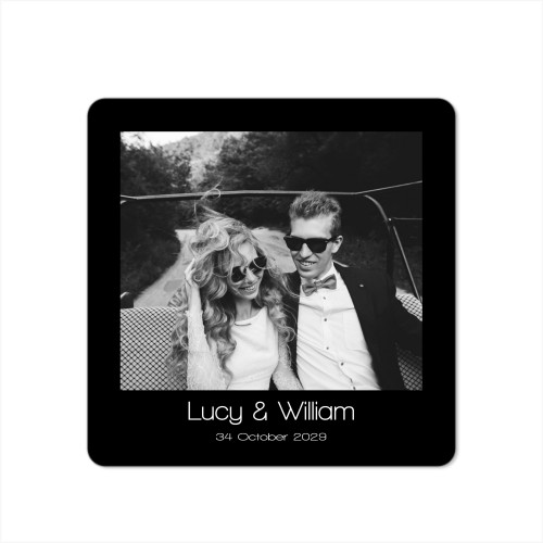 Fotokaart Vierkant met ronde hoeken 14,3 x 14,3 cm