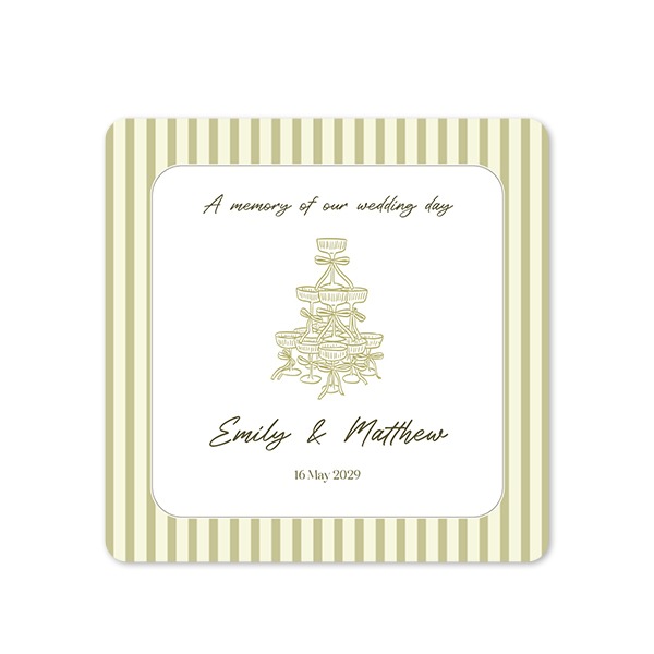 Single Card square rounded corners 14,3 x 14,3 cm
