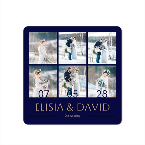 Single Card square rounded corners 14,3 x 14,3 cm