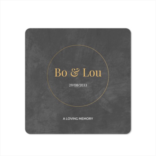 Enkla Fotokort kvadratiska rundade hörn 14,3 x 14,3 cm