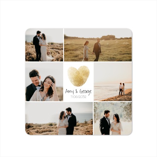 Fotokaart Vierkant met ronde hoeken 14,3 x 14,3 cm