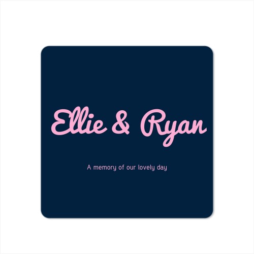 Single Card square rounded corners 14,3 x 14,3 cm