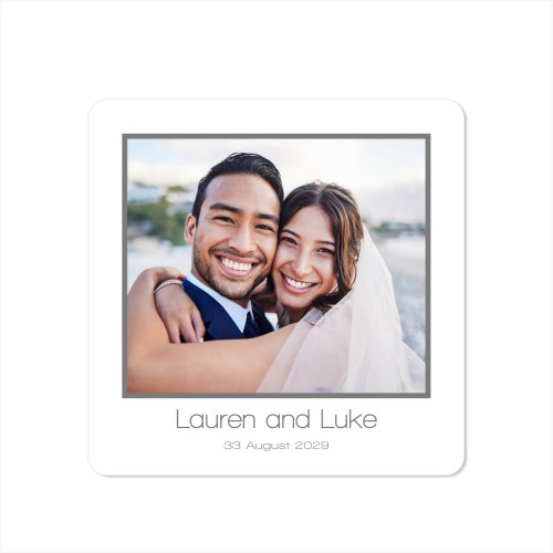 Grusskarte quadratisch mit abgerundeten Ecken 14,3 x 14,3 cm