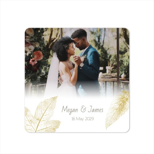 Enkle Fotokort kvadratisk runde hjørner 14,3 x 14,3 cm