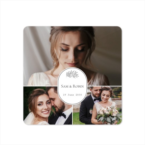 Single Card square rounded corners 14,3 x 14,3 cm