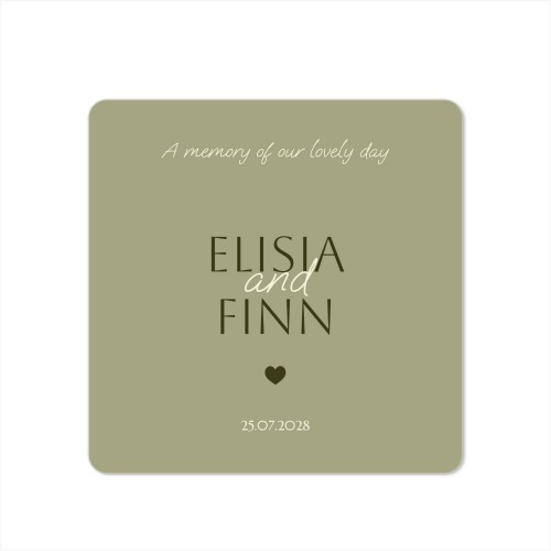 Faire-part 1 volet Carré coins arrondis 14,3 x 14,3 cm Faire-part 1 volet Carré coins arrondis 14,3 x 14,3 cm