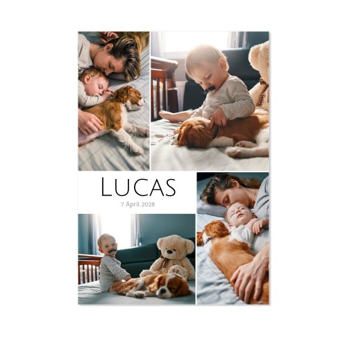 Faire-part 1 volet Portrait 10 x 14,3 cm Faire-part 1 volet Portrait 10 x 14,3 cm