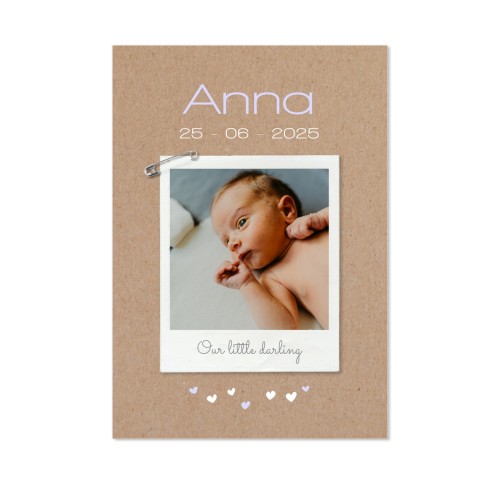 Faire-part 1 volet Portrait 10 x 14,3 cm Faire-part 1 volet Portrait 10 x 14,3 cm