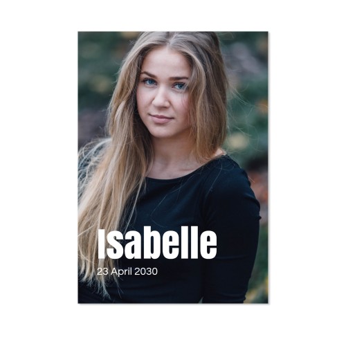 Bold Text Full Photo