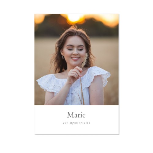 Single Card Portrait 10 x 14,3 cm Single Card Portrait 10 x 14,3 cm