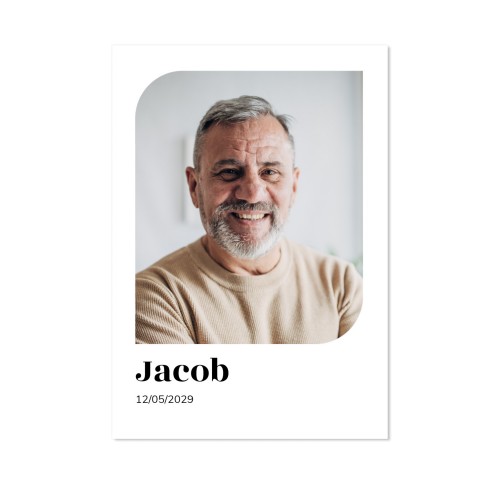 Faire-part 1 volet Portrait 10 x 14,3 cm Faire-part 1 volet Portrait 10 x 14,3 cm