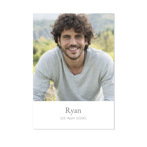 Enkla Fotokort Stående  10 x 14,3 cm