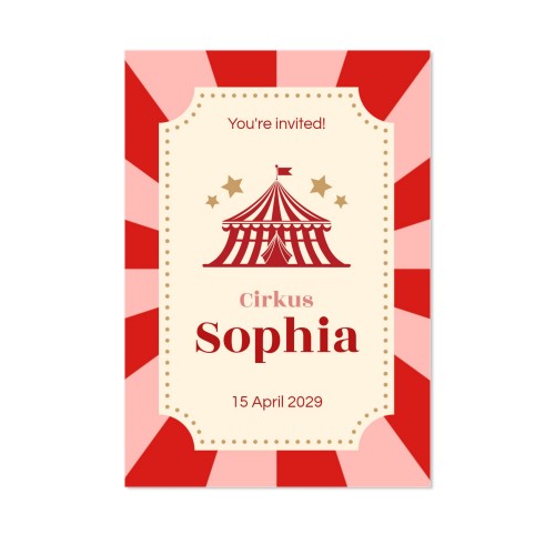 Circus Ticket - Text Only