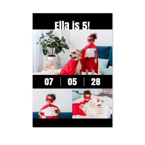 Faire-part 1 volet Portrait 10 x 14,3 cm Faire-part 1 volet Portrait 10 x 14,3 cm