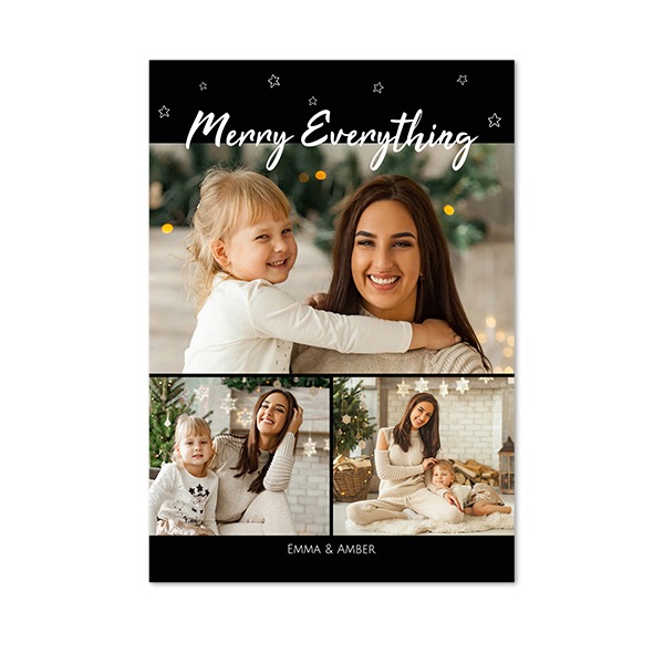 Faire-part 1 volet Portrait 10 x 14,3 cm