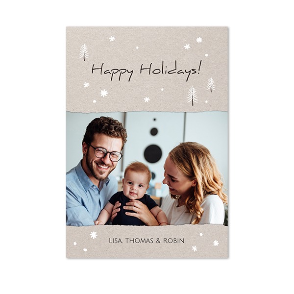 Fotokaart Staand 10 x 14,3 cm