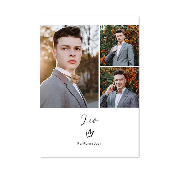 Enkla Fotokort Stående  10 x 14,3 cm