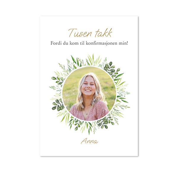 Enkle Fotokort Stående 10 x 14,3 cm