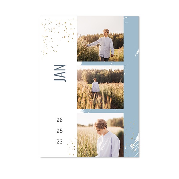 Enkle Fotokort Portræt 10 x 14,3 cm