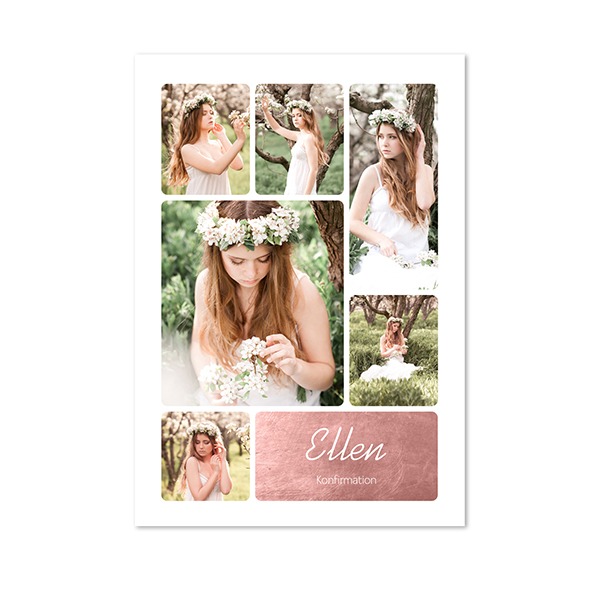 Enkla Fotokort Stående  10 x 14,3 cm