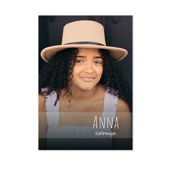 Enkle Fotokort Stående 10 x 14,3 cm