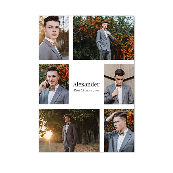 Enkle Fotokort Stående 10 x 14,3 cm