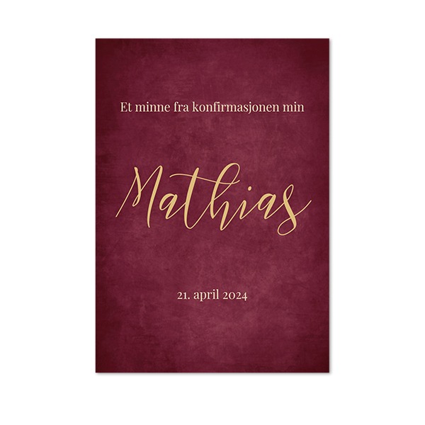 Enkle Fotokort Stående 10 x 14,3 cm