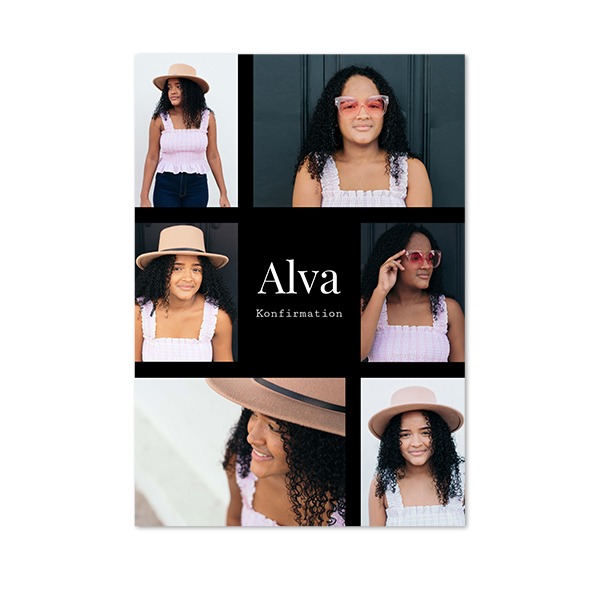 Enkla Fotokort Stående  10 x 14,3 cm