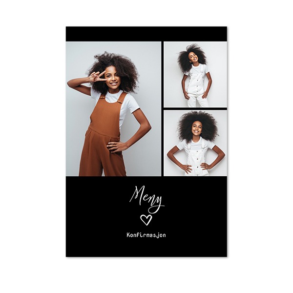 Enkle Fotokort Stående 10 x 14,3 cm