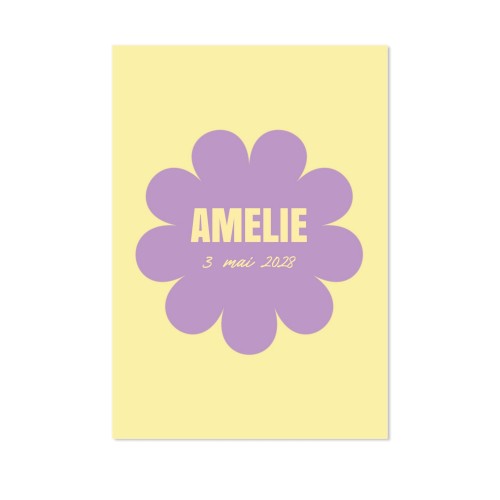 Faire-part 1 volet Portrait 10 x 14,3 cm Faire-part 1 volet Portrait 10 x 14,3 cm