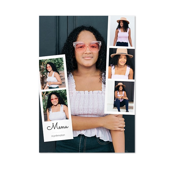 Enkle Fotokort Portræt 10 x 14,3 cm