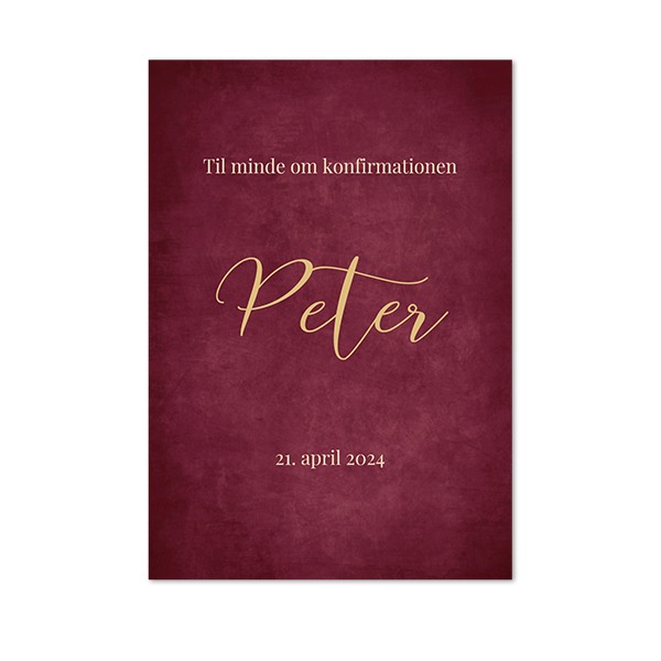 Enkle Fotokort Portræt 10 x 14,3 cm