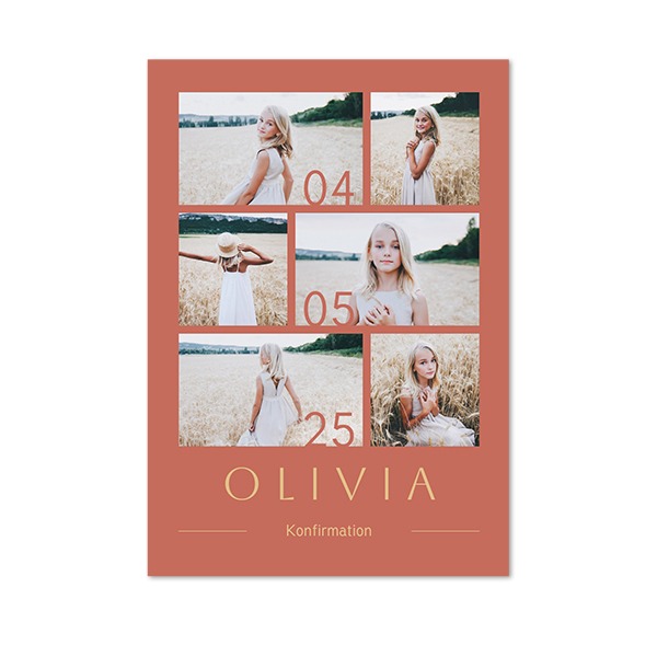 Enkla Fotokort Stående  10 x 14,3 cm