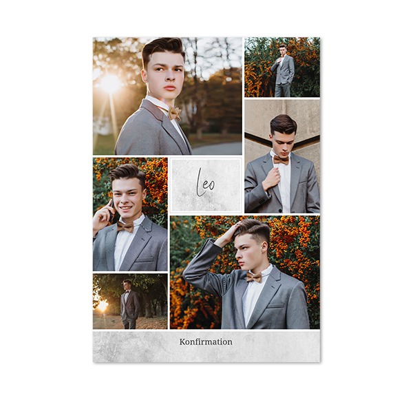 Enkla Fotokort Stående  10 x 14,3 cm