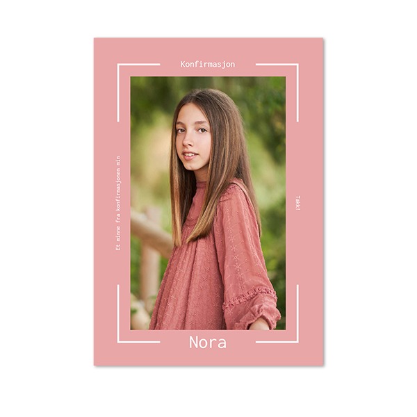 Enkle Fotokort Stående 10 x 14,3 cm