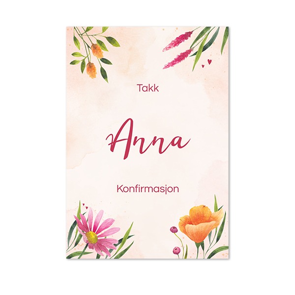 Enkle Fotokort Stående 10 x 14,3 cm