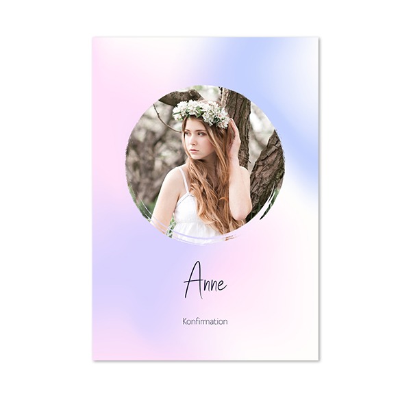 Enkle Fotokort Portræt 10 x 14,3 cm
