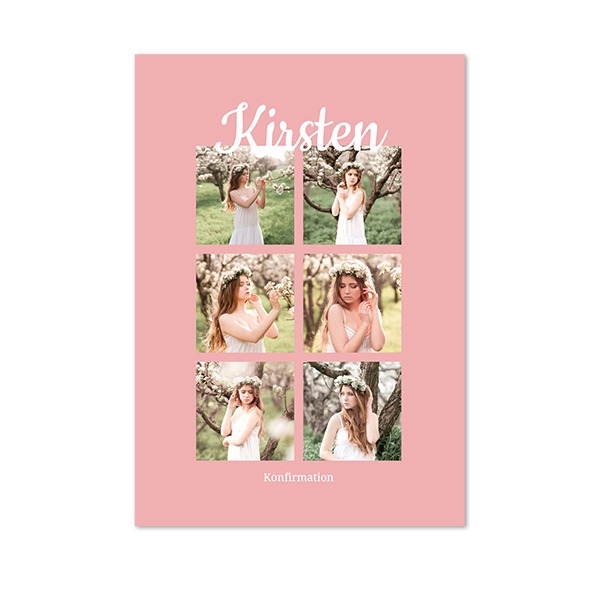 Enkle Fotokort Portræt 10 x 14,3 cm