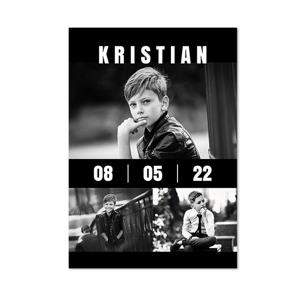 Enkle Fotokort Stående 10 x 14,3 cm