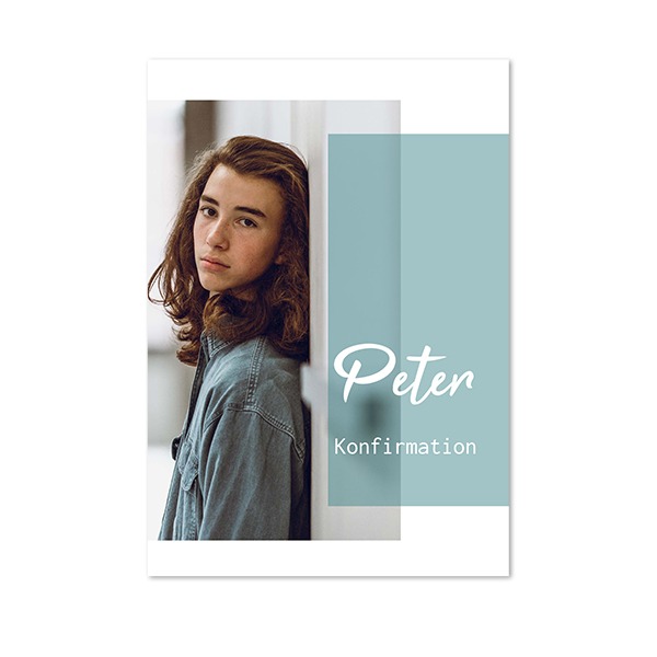 Enkle Fotokort Portræt 10 x 14,3 cm