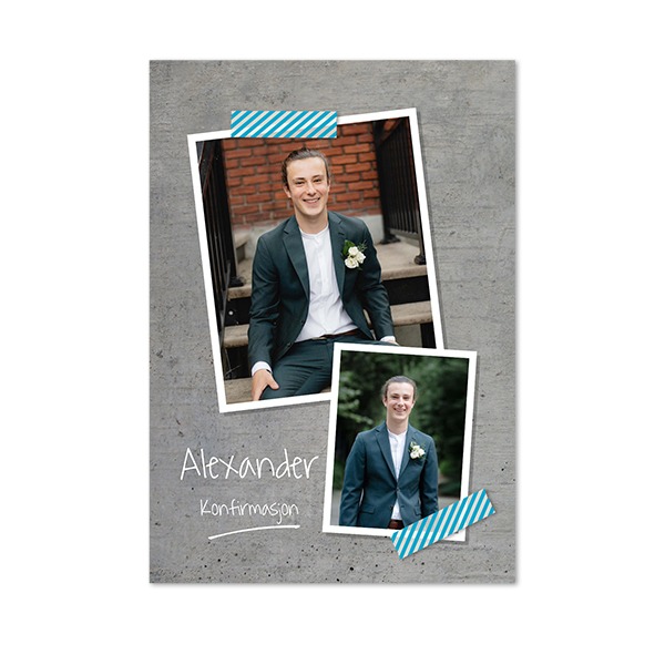 Enkle Fotokort Stående 10 x 14,3 cm