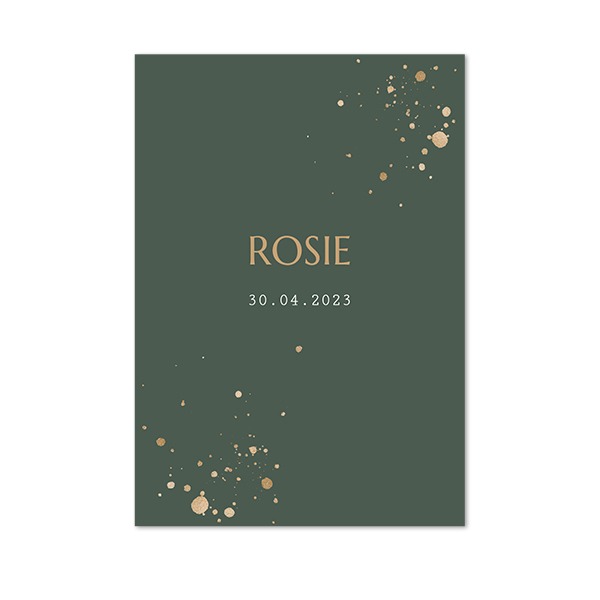 Grusskarte Hochformat 10 x 14,3 cm