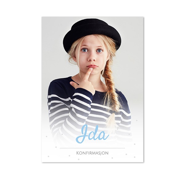 Enkle Fotokort Stående 10 x 14,3 cm