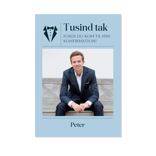 Enkle Fotokort Portræt 10 x 14,3 cm