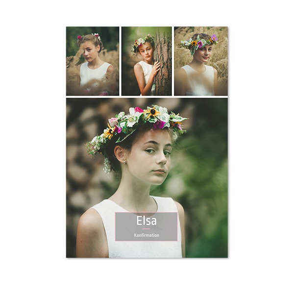 Enkla Fotokort Stående  10 x 14,3 cm