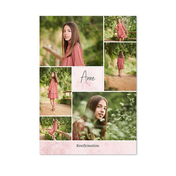 Enkle Fotokort Portræt 10 x 14,3 cm