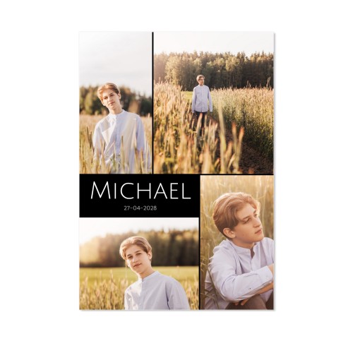 Minimalistisk fotocollage