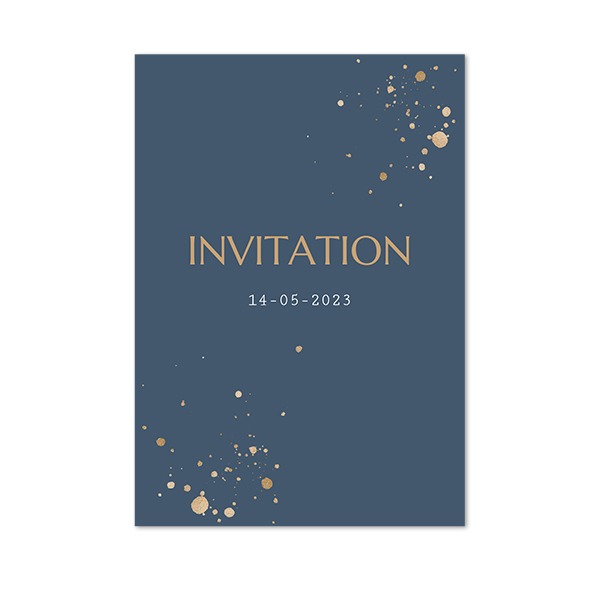 Faire-part 1 volet Portrait 10 x 14,3 cm