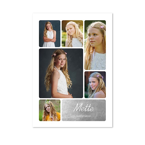 Enkle Fotokort Portræt 10 x 14,3 cm