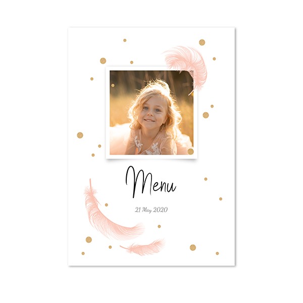 Faire-part 1 volet Portrait 10 x 14,3 cm Faire-part 1 volet Portrait 10 x 14,3 cm